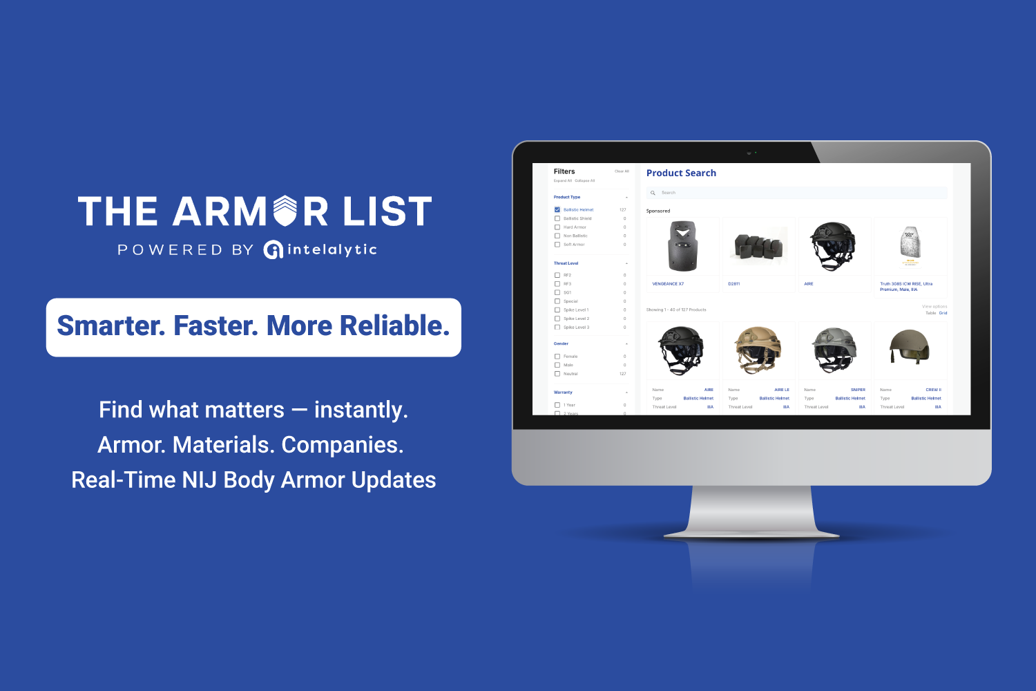 The Armor List: Smarter Data, Faster Performance, and Real-Time NIJ Body Armor Updates