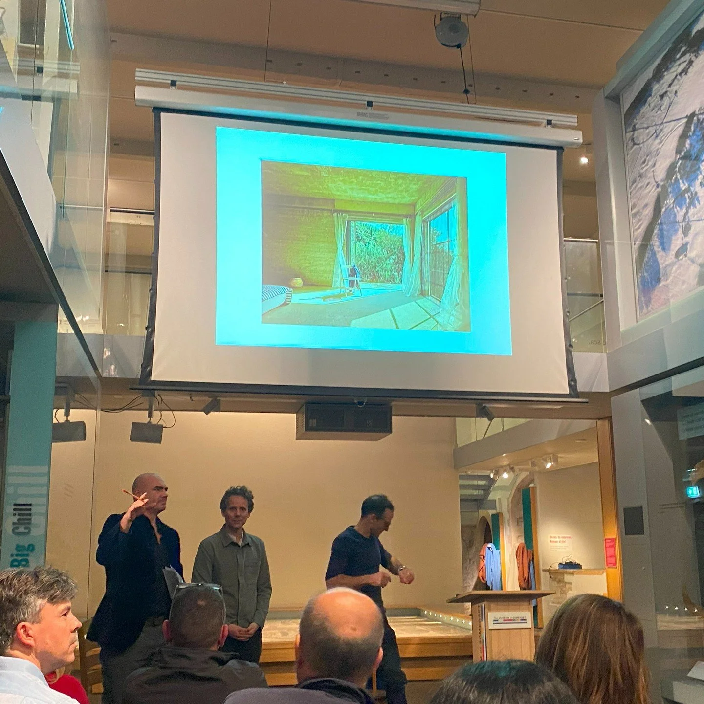 A fantastic evening by @ribasouthwest on Friday at
The Museum of Somerset. It was great to hear from inspirational speakers Klas Hyll&eacute;n (@klashyllenarchitecture)
&amp; Piers Taylor (@invisible_studio)on their projects, thinking and processes. 