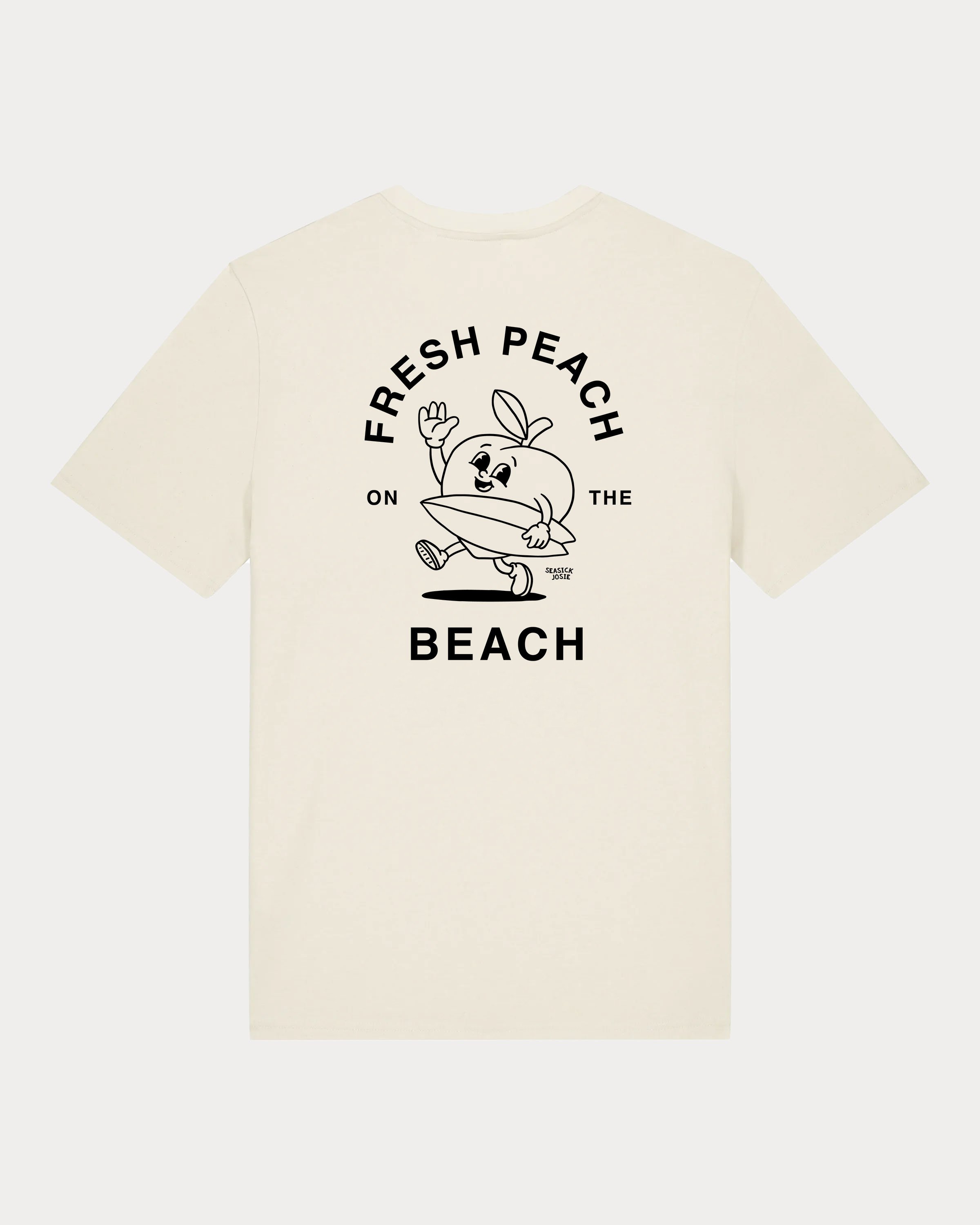Peach on the beach