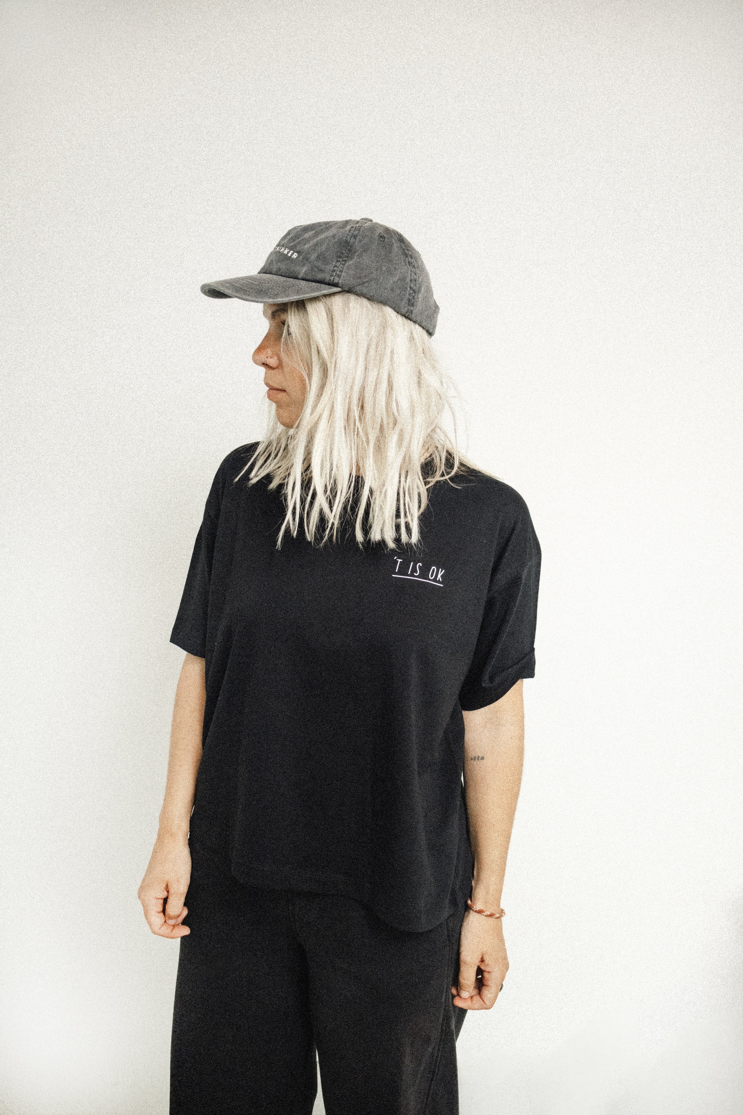'T IS OK boxy tee