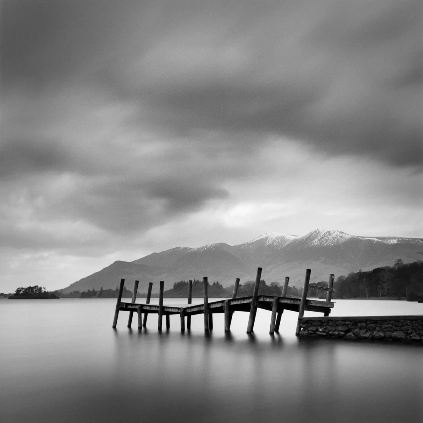 (240306-F1611) Barrow Bay jetty, Derwent Water (LtdEd.50)