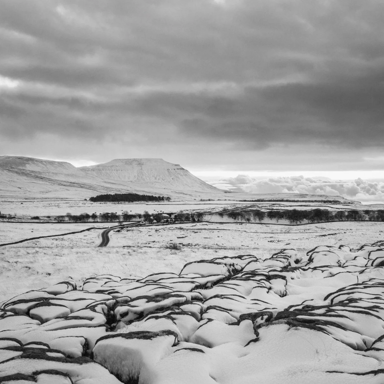 (250106-D004) Winter, Ingleborough, North Yorkshire. (LtdEd.50)