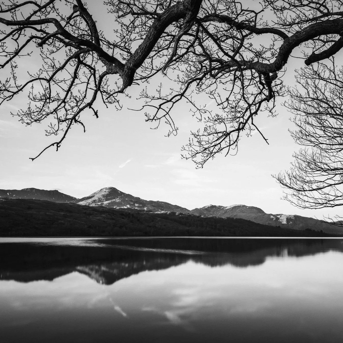 (250116-D018) Evening light, Coniston Water (LtdEd.50)