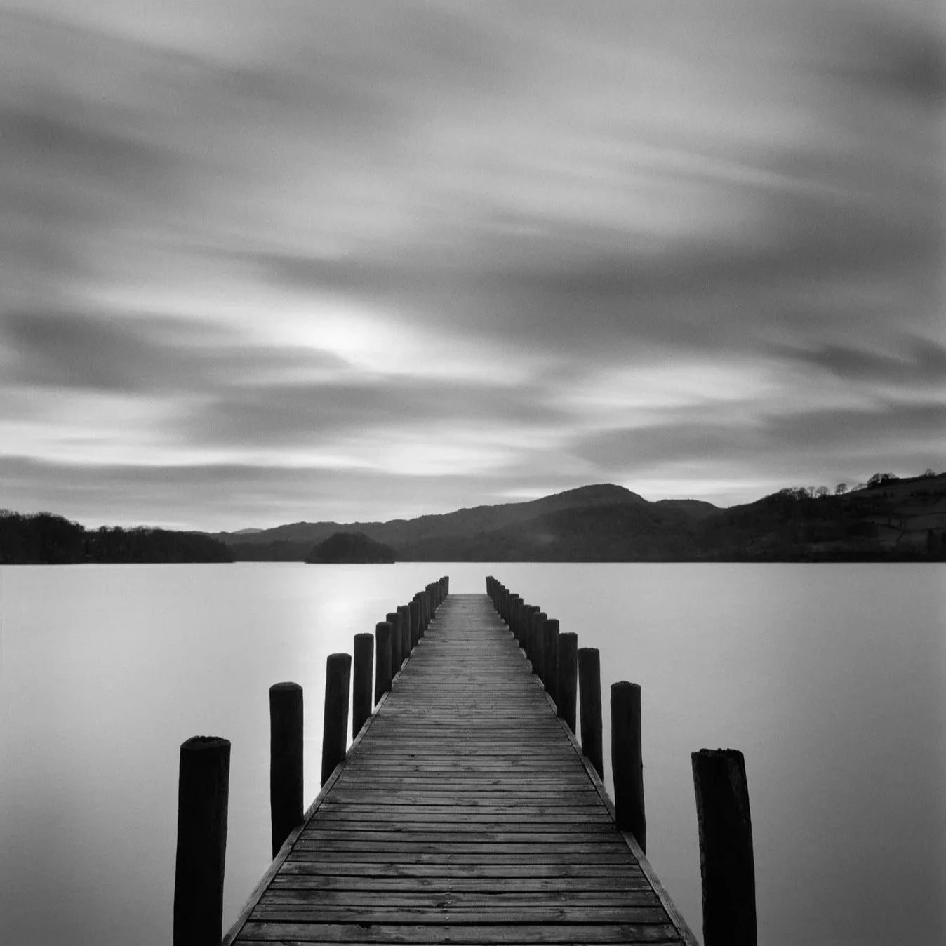 (240130-F0707) Sunset clouds, Coniston Water (LtdEd.50)