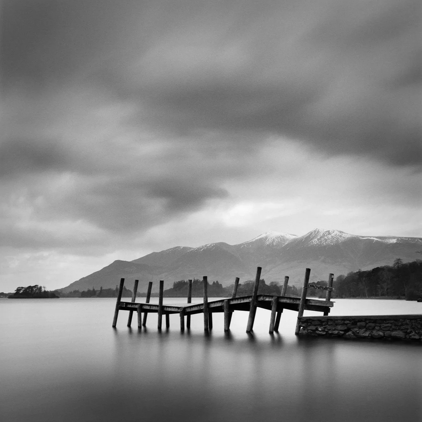 (240306-F1611) Barrow Bay jetty, Derwent Water (LtdEd.50)
