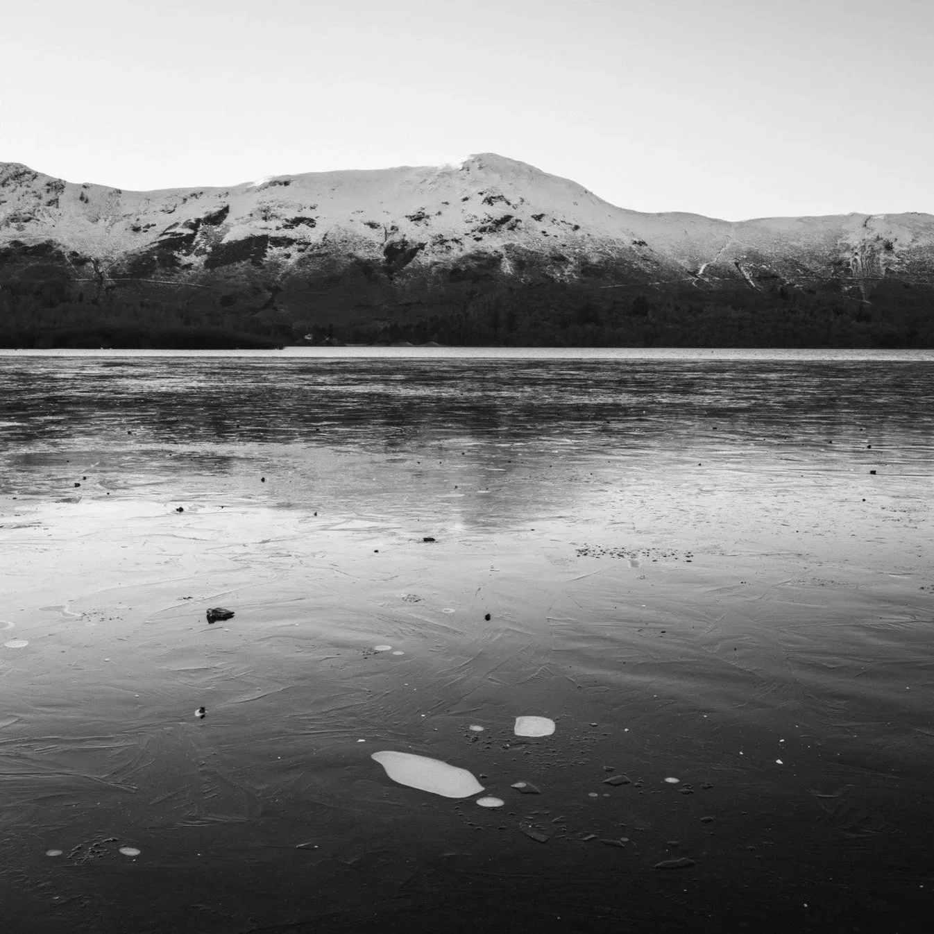(250109-D015) Frozen, Derwent Water and Cat Bells (LtdEd.50)