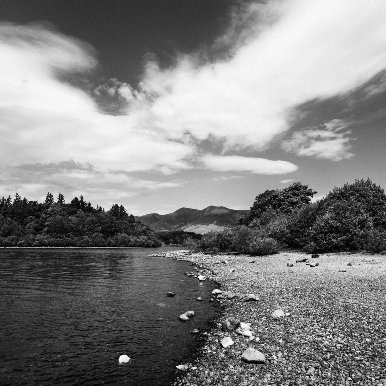 (250512-D001) Clouds over Skiddaw, Derwent Water (LtdEd.50)