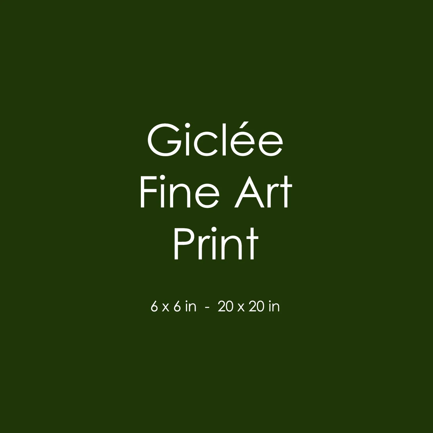 Giclée Fine Art Prints