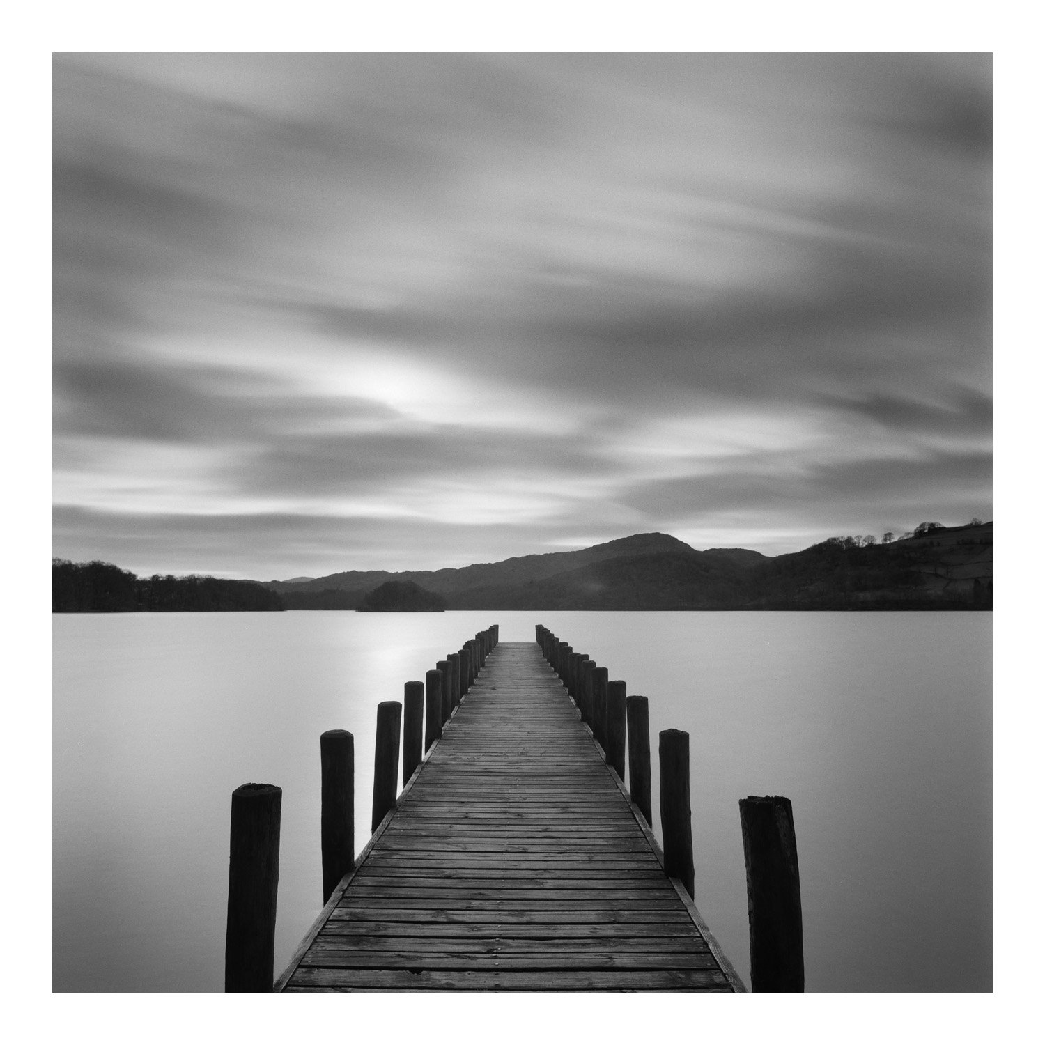 (240130-F0707) Sunset clouds, Coniston Water (LtdEd.50)