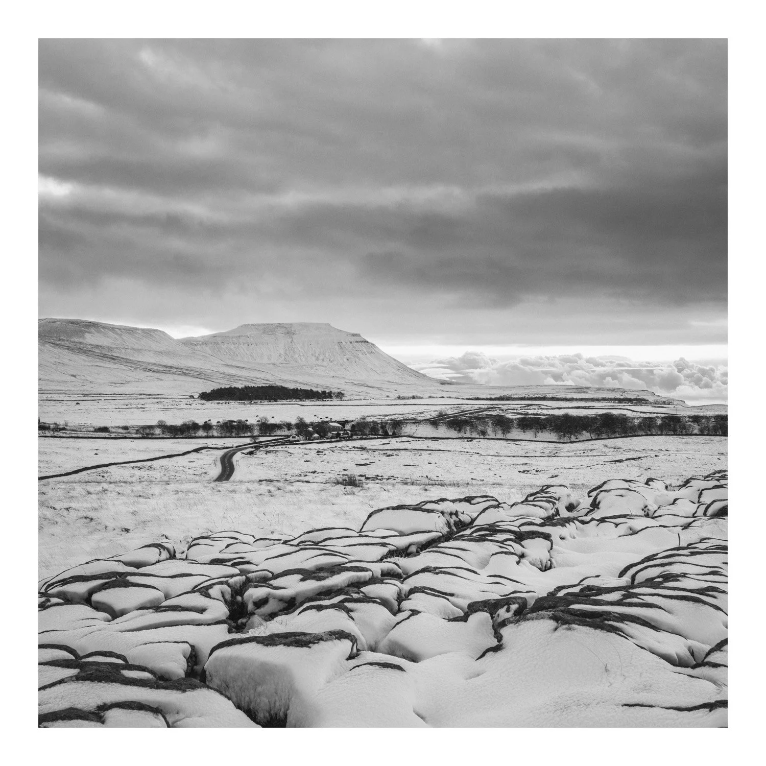 (250106-D004) Winter, Ingleborough, North Yorkshire. (LtdEd.50)
