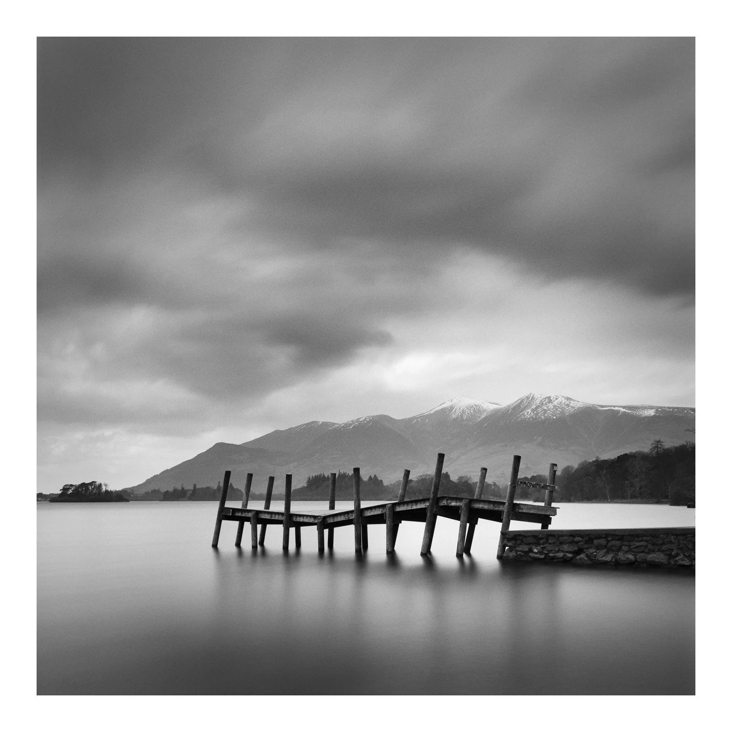 (240306-F1611) Barrow Bay jetty, Derwent Water (LtdEd.50)