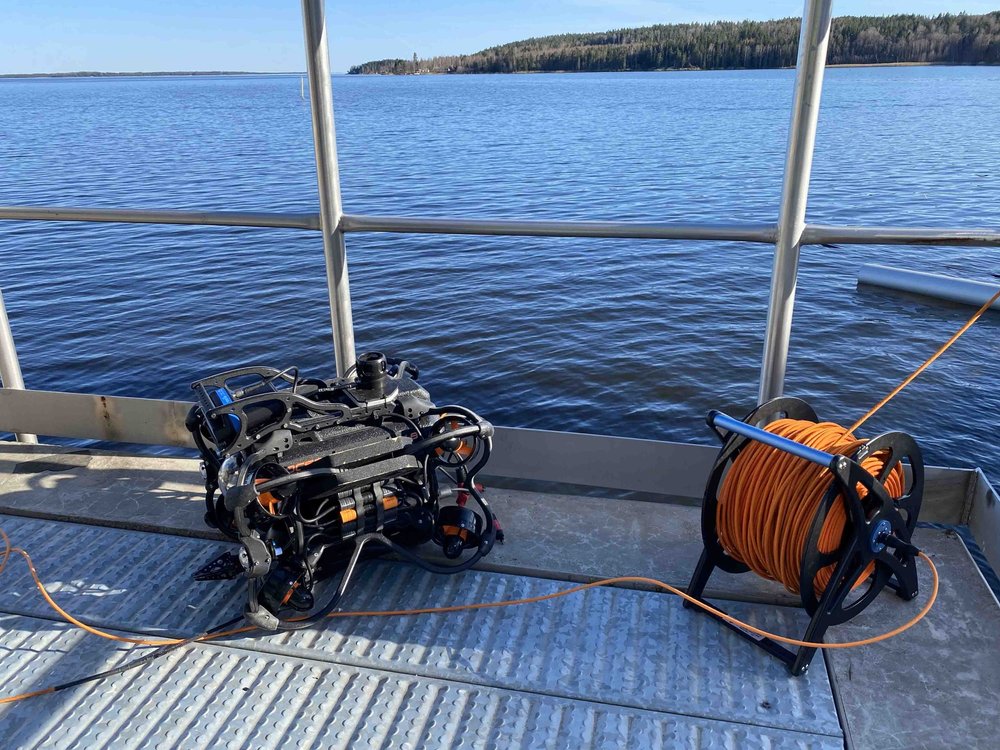 Pipe inspection with ROV - BUVI Scandinavia