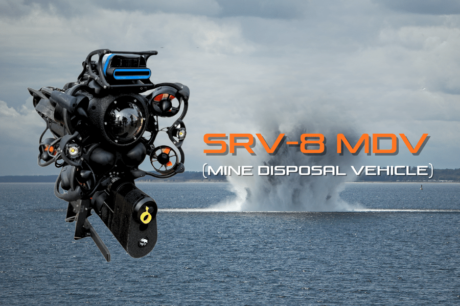 Oceanbotics lanserar minröjningsfarkosten SRV-8 MDV