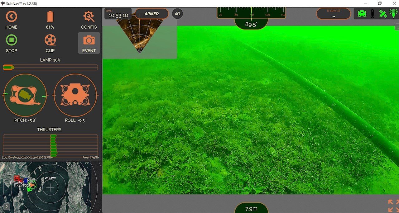 Underwater Rov Gui ROV Underwater Inspection - BUVI Scandinavia