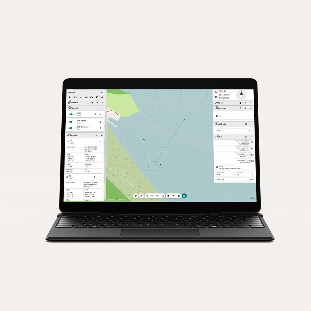 SiNAPS positioning software - Diver Navigation