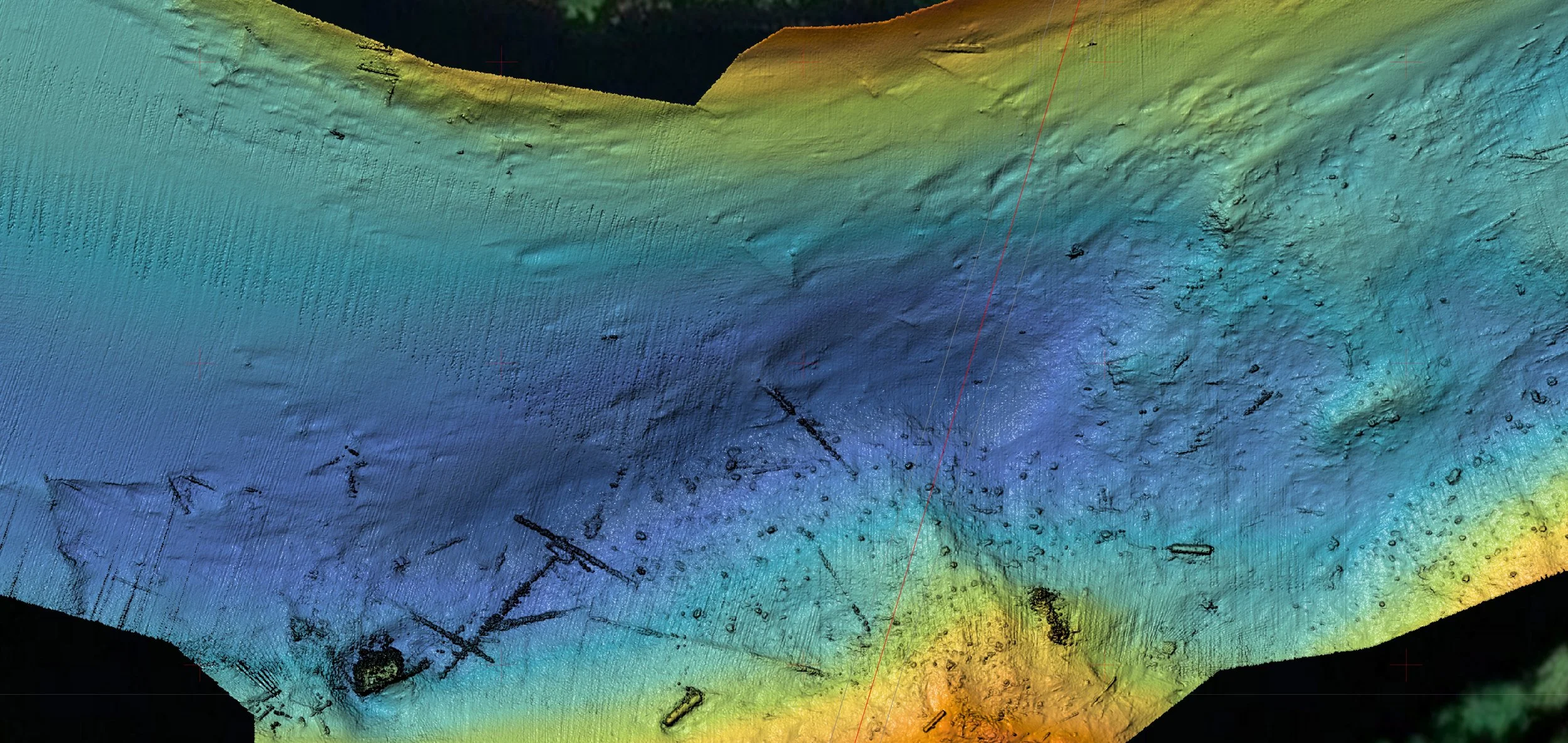 detaljerade 3D-bilder av havsbotten – multibeam – BUVI-web