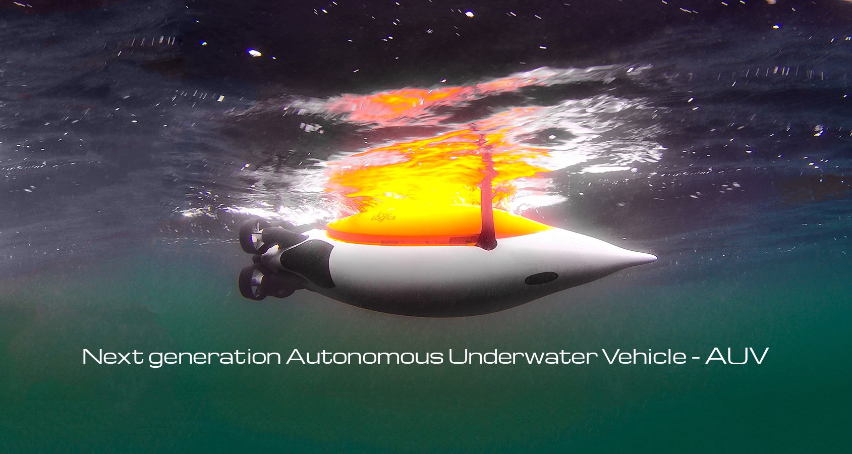 Quadroin är en nästa generations AUV med bionisk design med låg dragkraft.