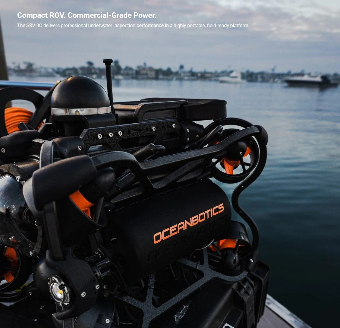 Swap plug-and-play ROV accessories across all SRV ROV systems. Your existing SRV-8 or SRV-8X accessories work seamlessly with the SRV-8C for ultimate flexibility
