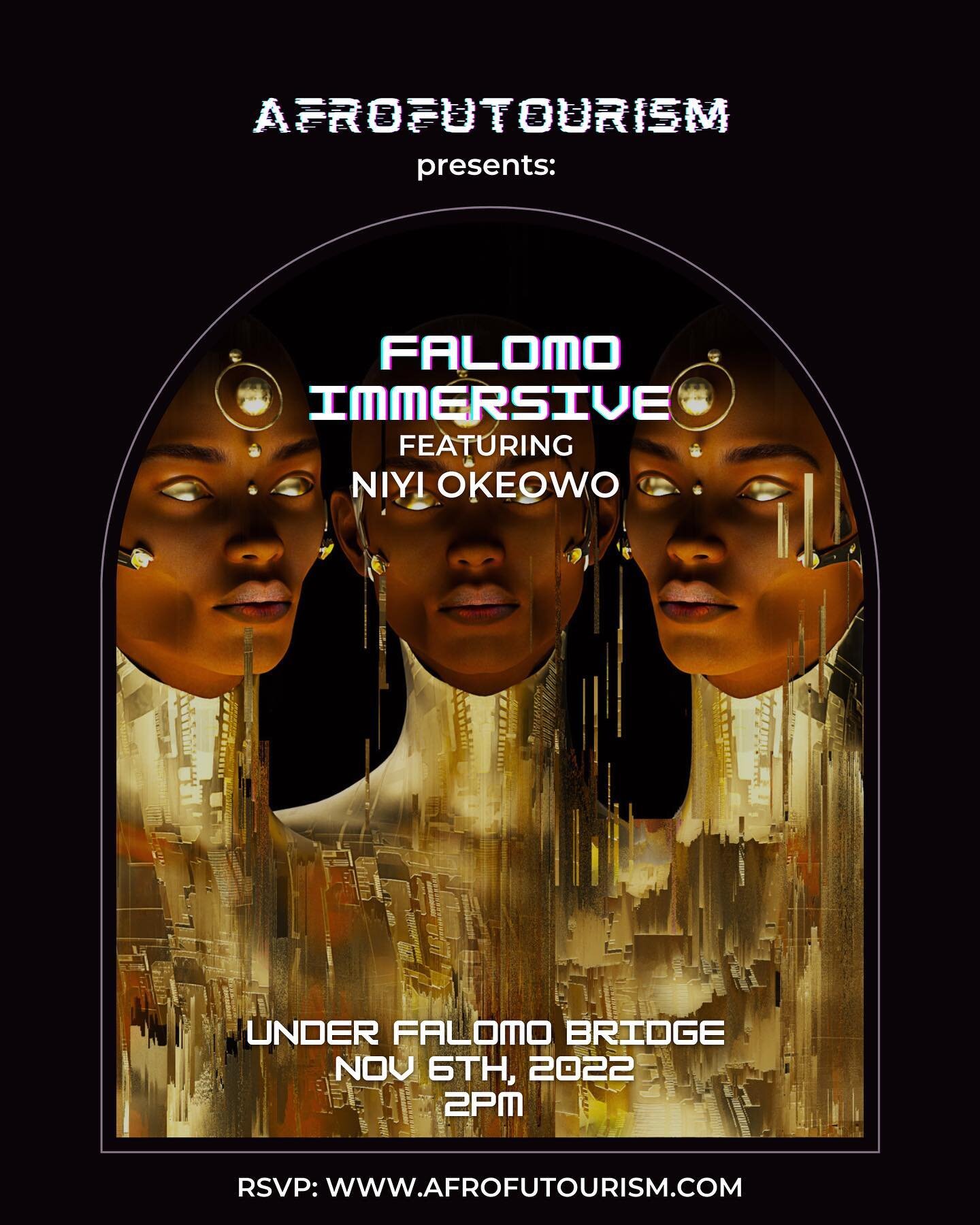 TOMORROW is the Falomo Immersive exhibition featuring 7 local and international African digital and new media artists. We are super excited and can&rsquo;t wait for you all to come and be a part of this experience. 

The Falomo Immersive artists are: