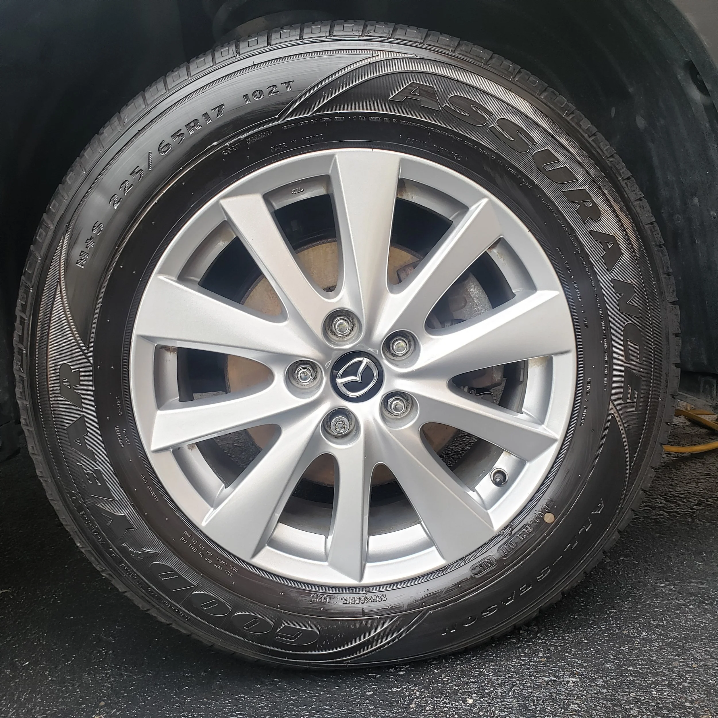Enhance your vehicle's appearance with our professional tire detailing services