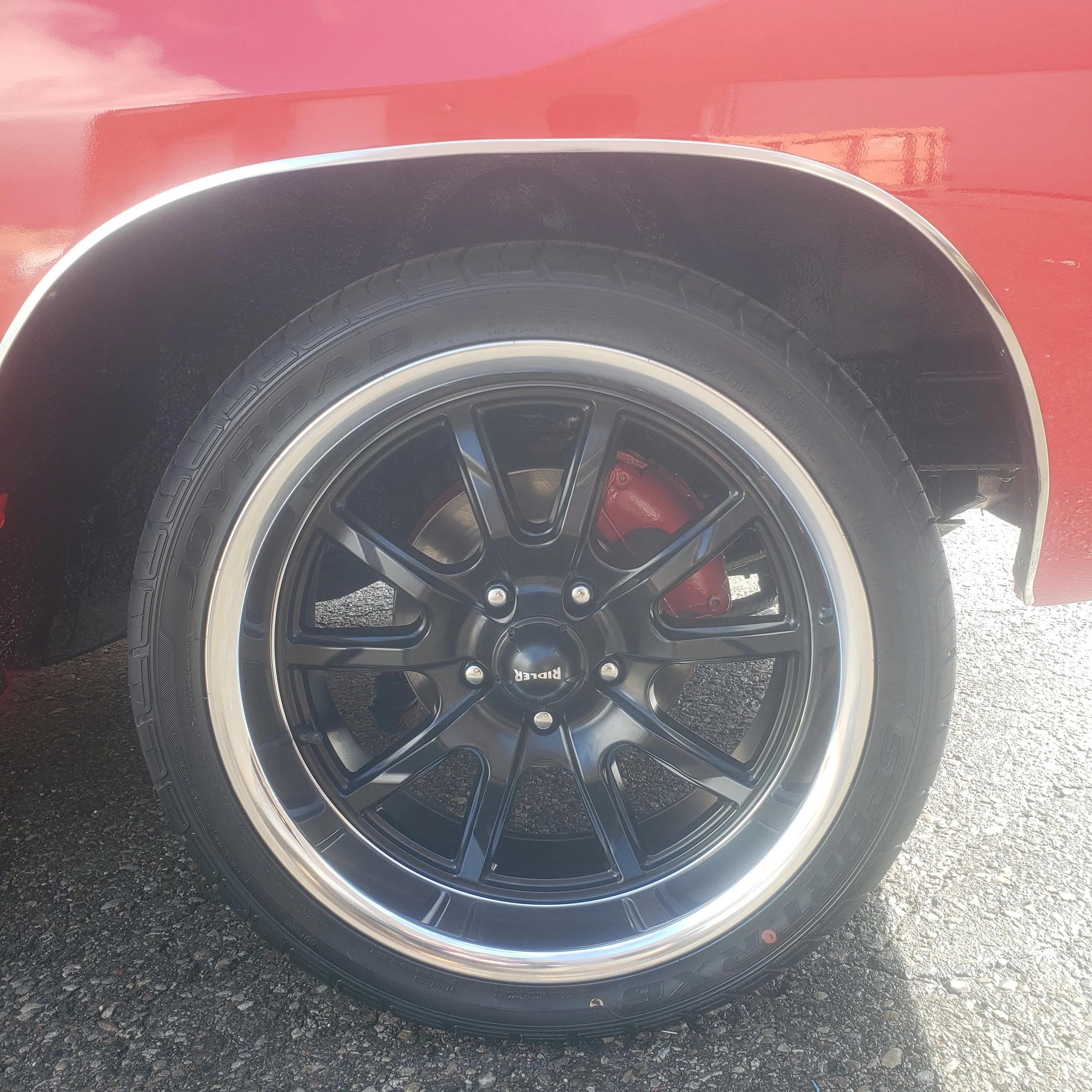 1970 Dodge charger wheel ceramic coated