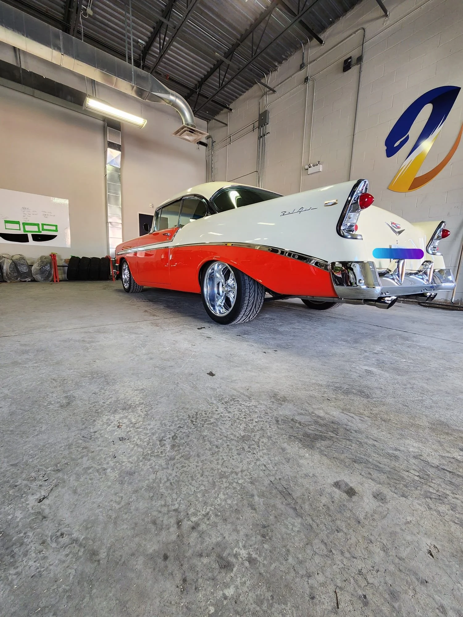 1956 Chevrolet BelAir exterior ceramic coated with system x