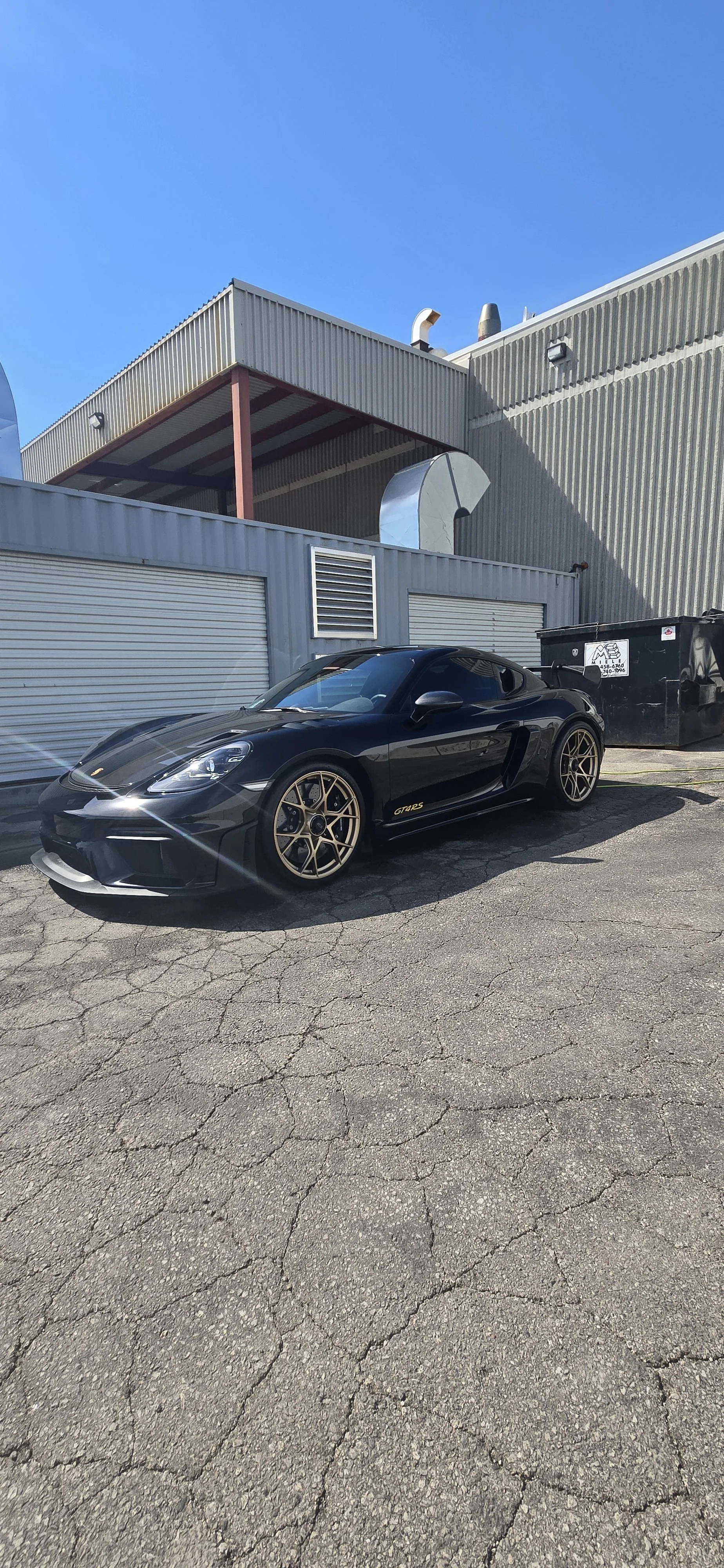 Porsche GT3 after receiving standard express detail