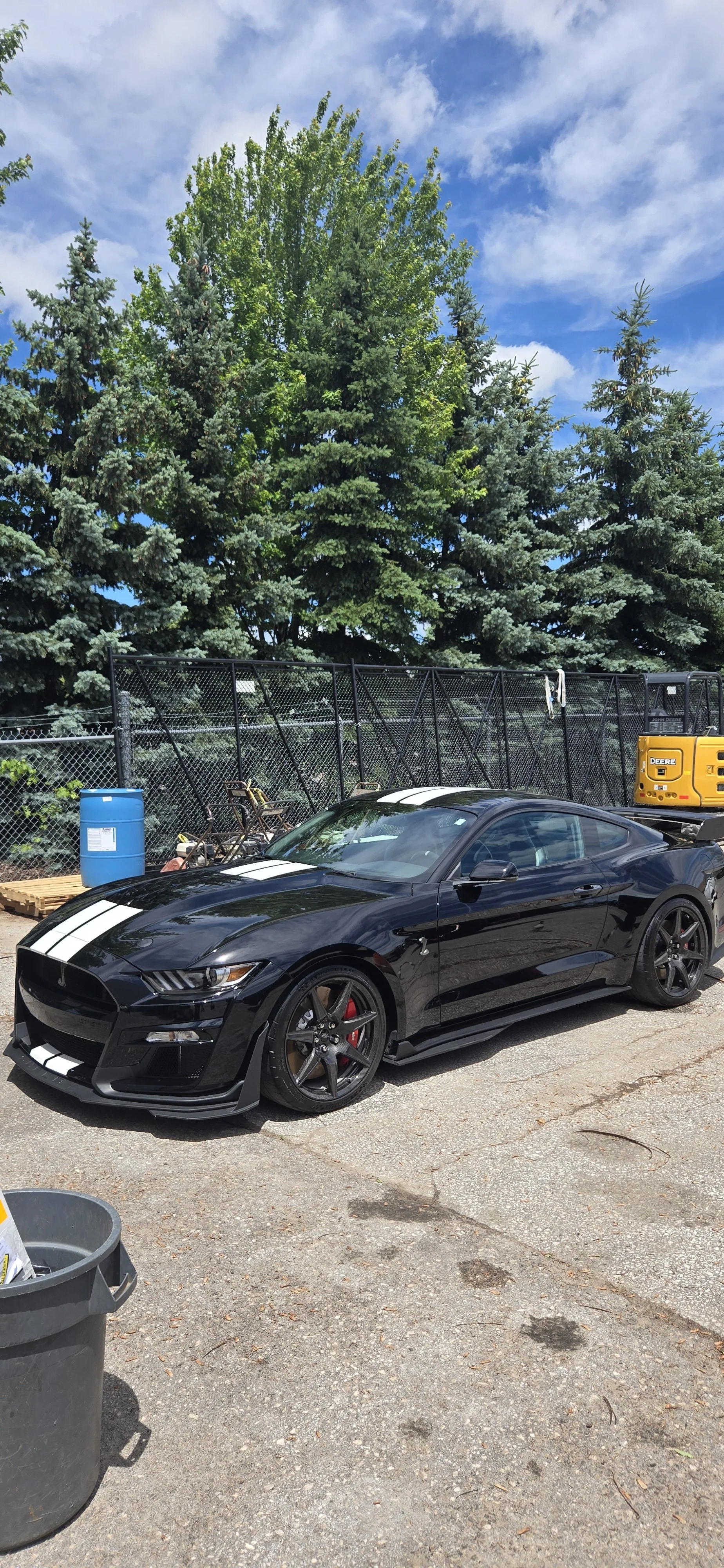 Mustang GT500 after receiving standard detail and maintenance wash for the ceramic coated paint as well as interior wipe down and disinfection