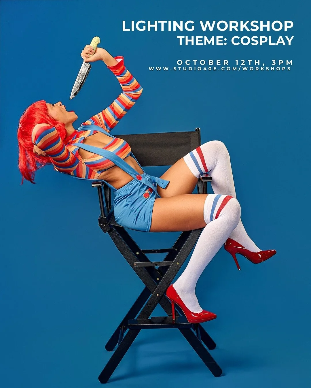 💡 LIGHTING SERIES WORKSHOP: COSPLAY EDITION💡

From fairy tale forests to fantasy realms, learn the lighting techniques that bring cosplay characters to life.

Practice dramatic storytelling through light, shadow, and color that transforms your phot