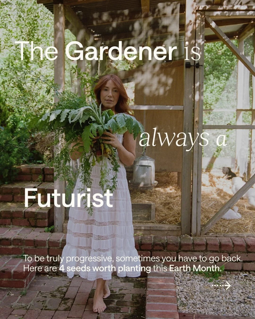 @camilla.marcus
&bull;
t h e gardener is always a futurist. 🌿what does it mean to be optimistic right now? not naively, not performatively &mdash; but with clear eyes and dirty hands. this earth month, we&rsquo;re planting 4 seeds worth growing. swi