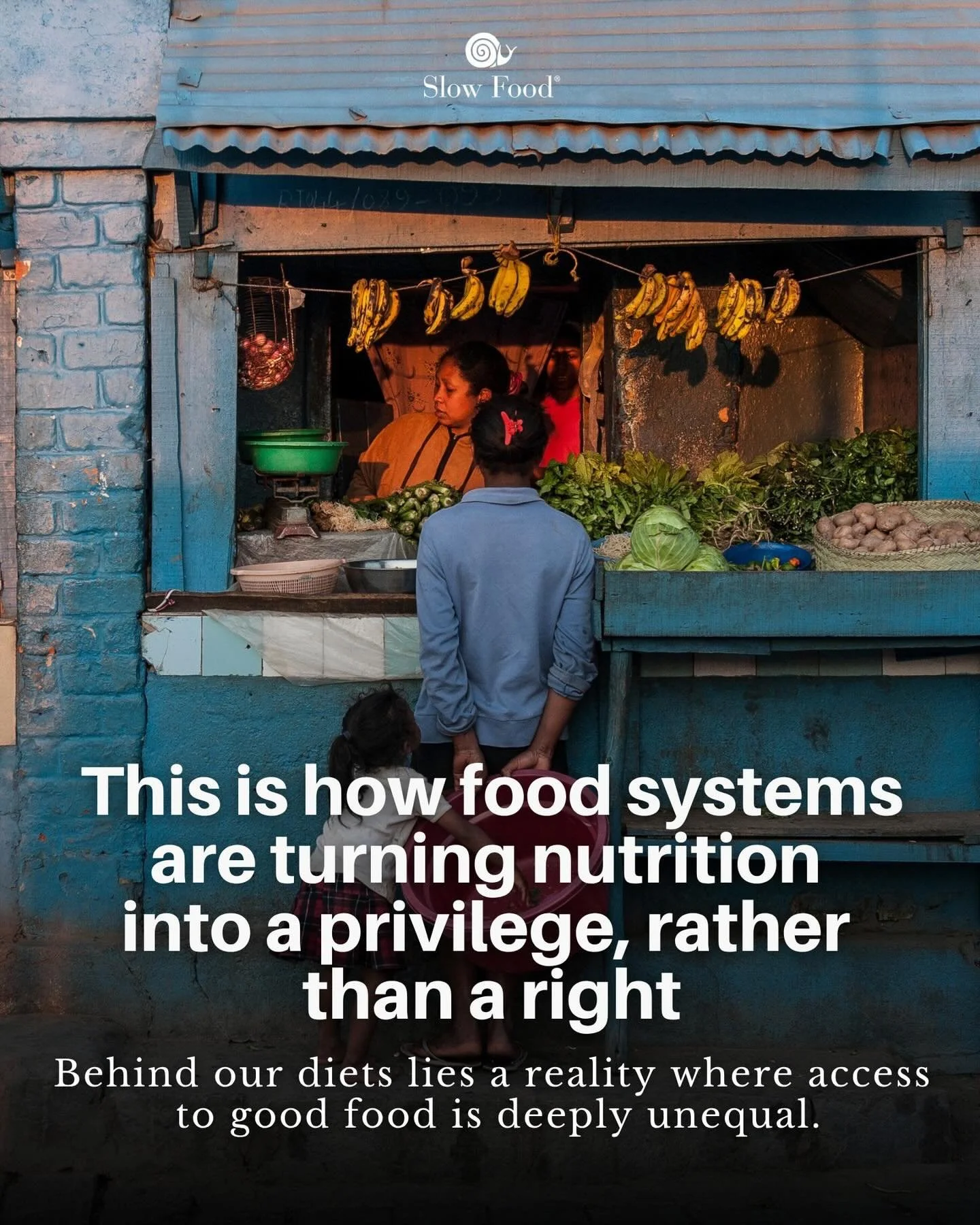 @slowfood_international
&bull;
We often talk about health as if it were something entirely in our control. Sentences such as &ldquo;Eat better&rdquo; or &ldquo;Choose wisely&rdquo; seem easy to turn into action, but the reality is definitely more com