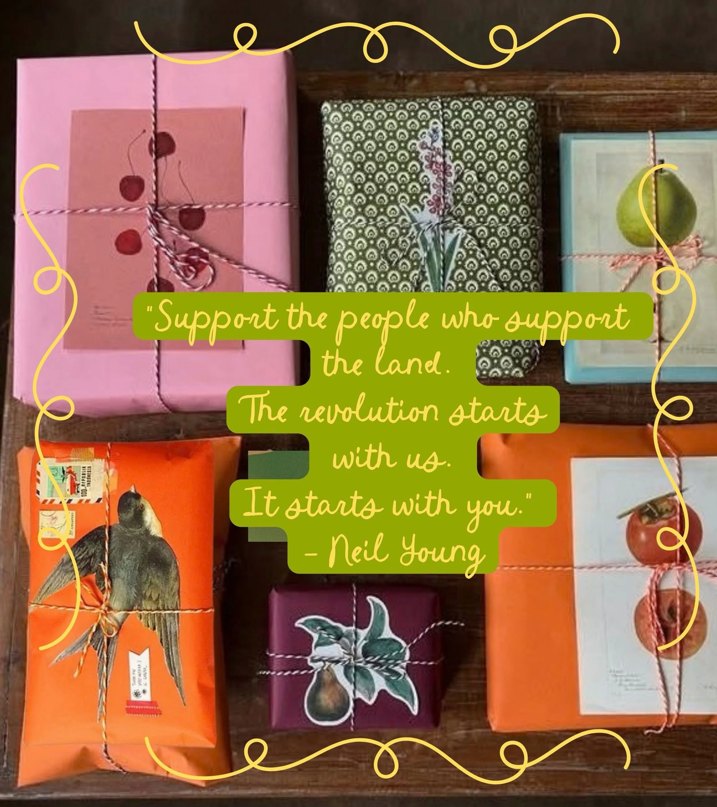 A little more meaning, a little less mass-produced.

I&rsquo;m working on a conscious gift-giving guide to help folks support their local farmers, artists, makers, shop owners, doers and dreamers this holiday season. 🧡

After more than 18 years of P