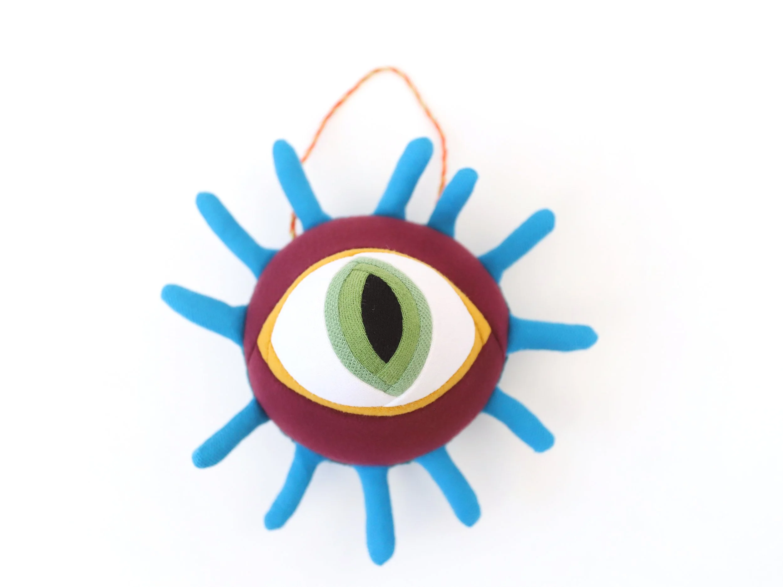 Watchful Eye (green/maroon/blue)