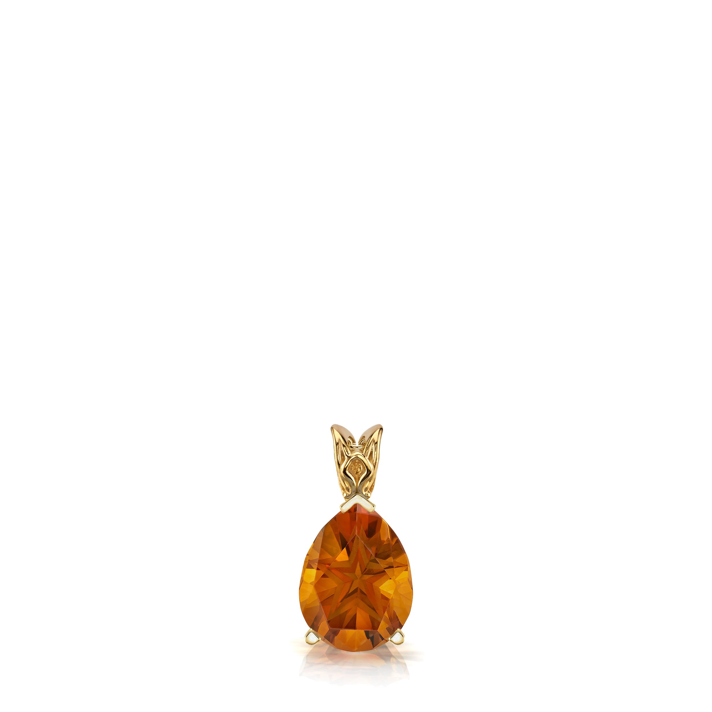 The Evening Star Citrine Pendant — Form To Feeling