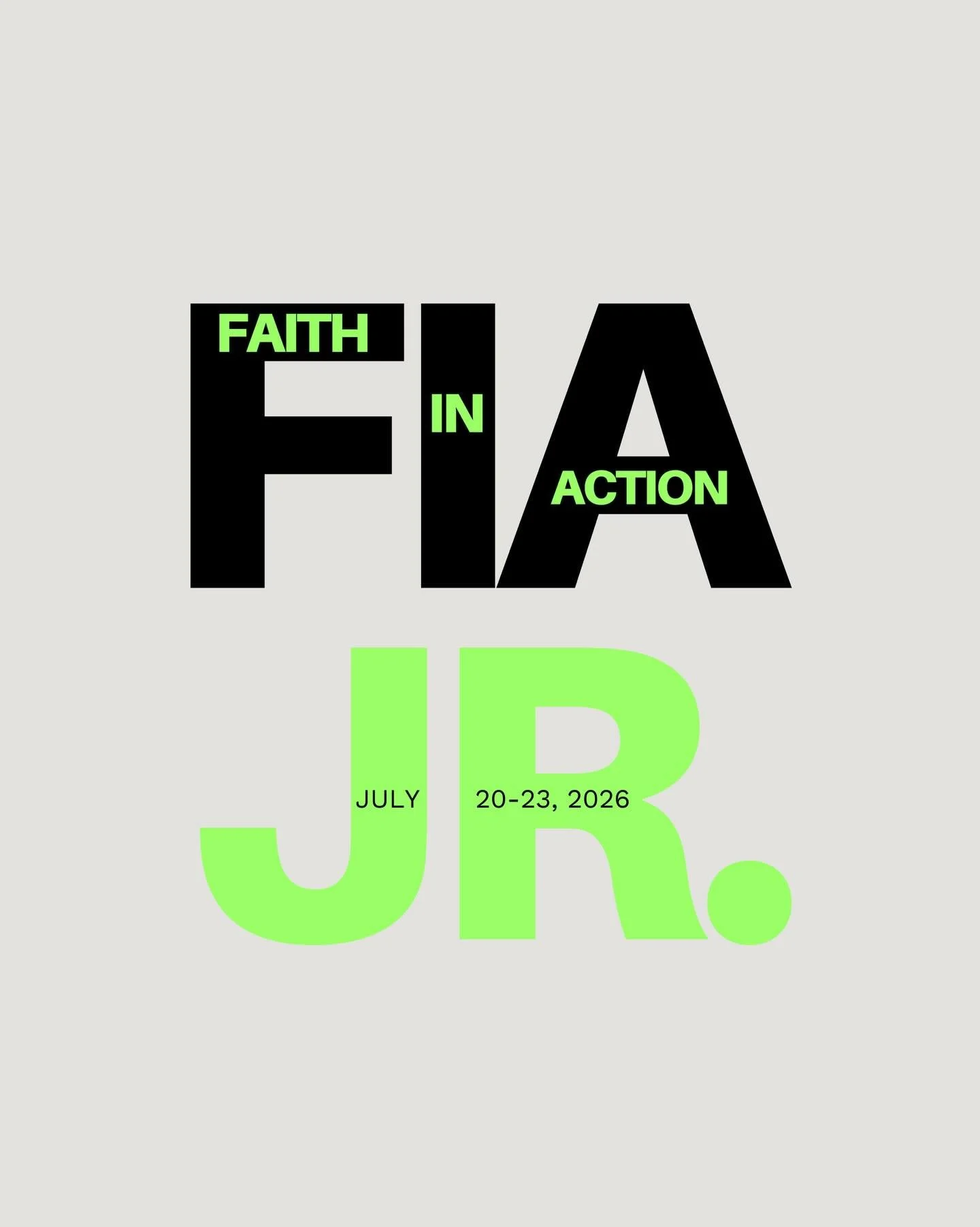 GET HYPED! SUMMER CAMP REGISTRATIONS ARE OPEN! Sign up by clicking the link in the bio! ✍️

Faith in Action Jr. 
July 20-23, 2026. 
Good Shepherd.