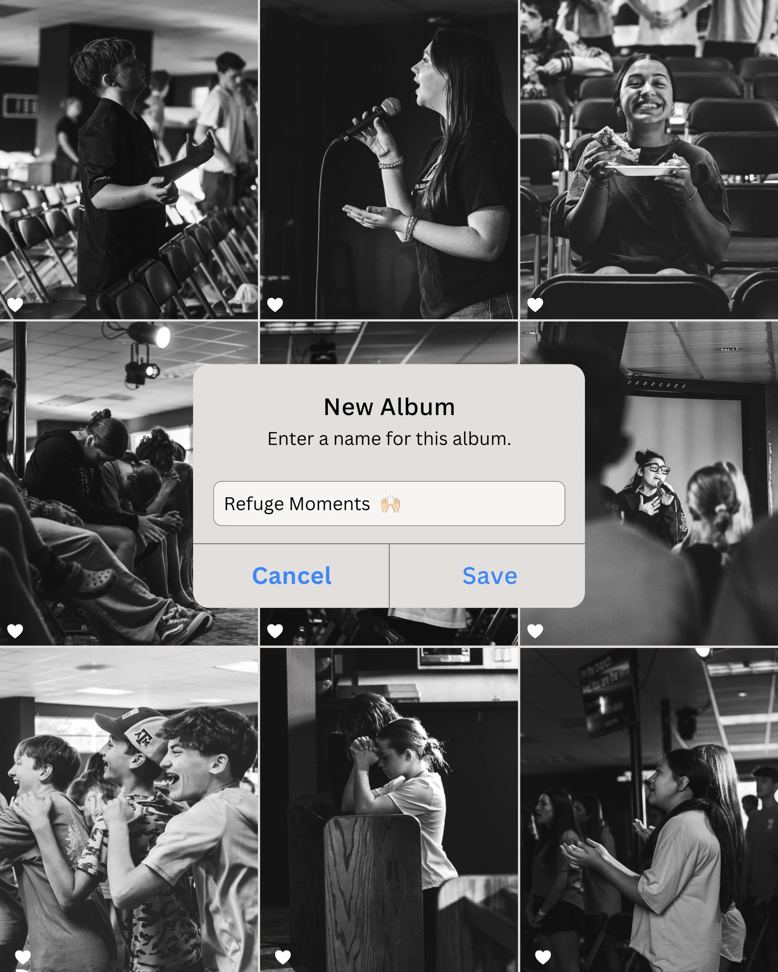 We love how our camera roll looks after a Wednesday night 😍 Come join us for all the Refuge moments Wednesday @ 6 @ Good Shepherd!

#goodshepherdstudents #gsstudents