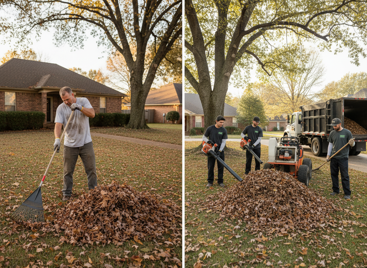 DIY Leaf Removal vs Professional Service: The Real Cost Comparison
