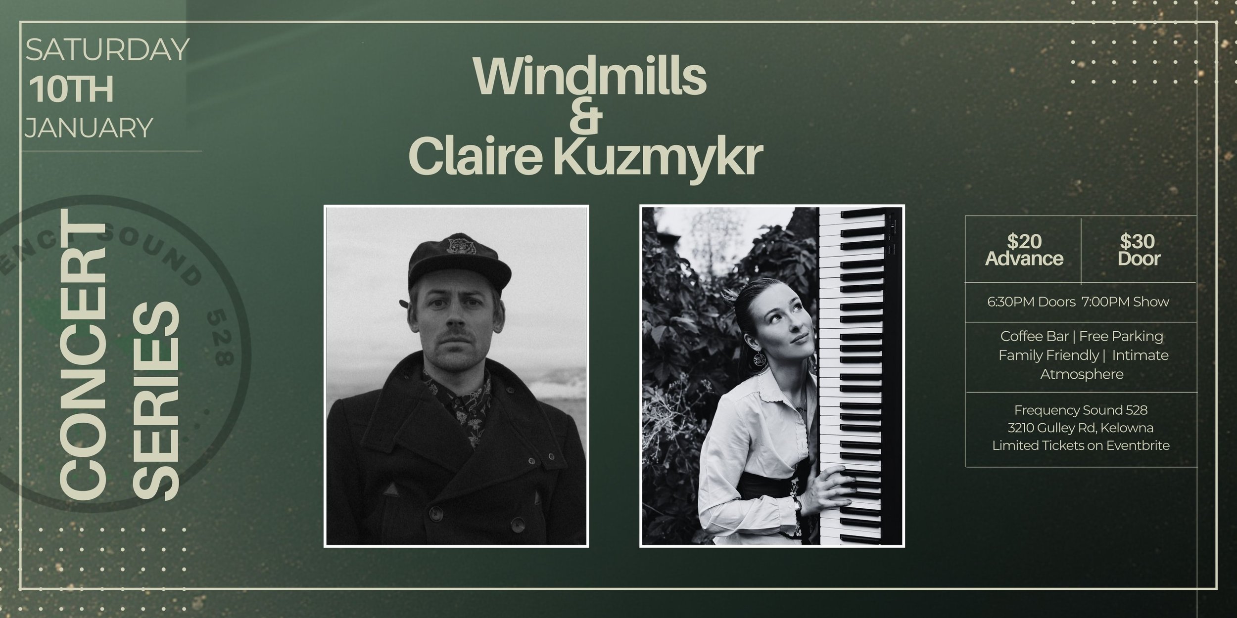 CONCERT SERIES: Windmills + Claire Kuzmyk