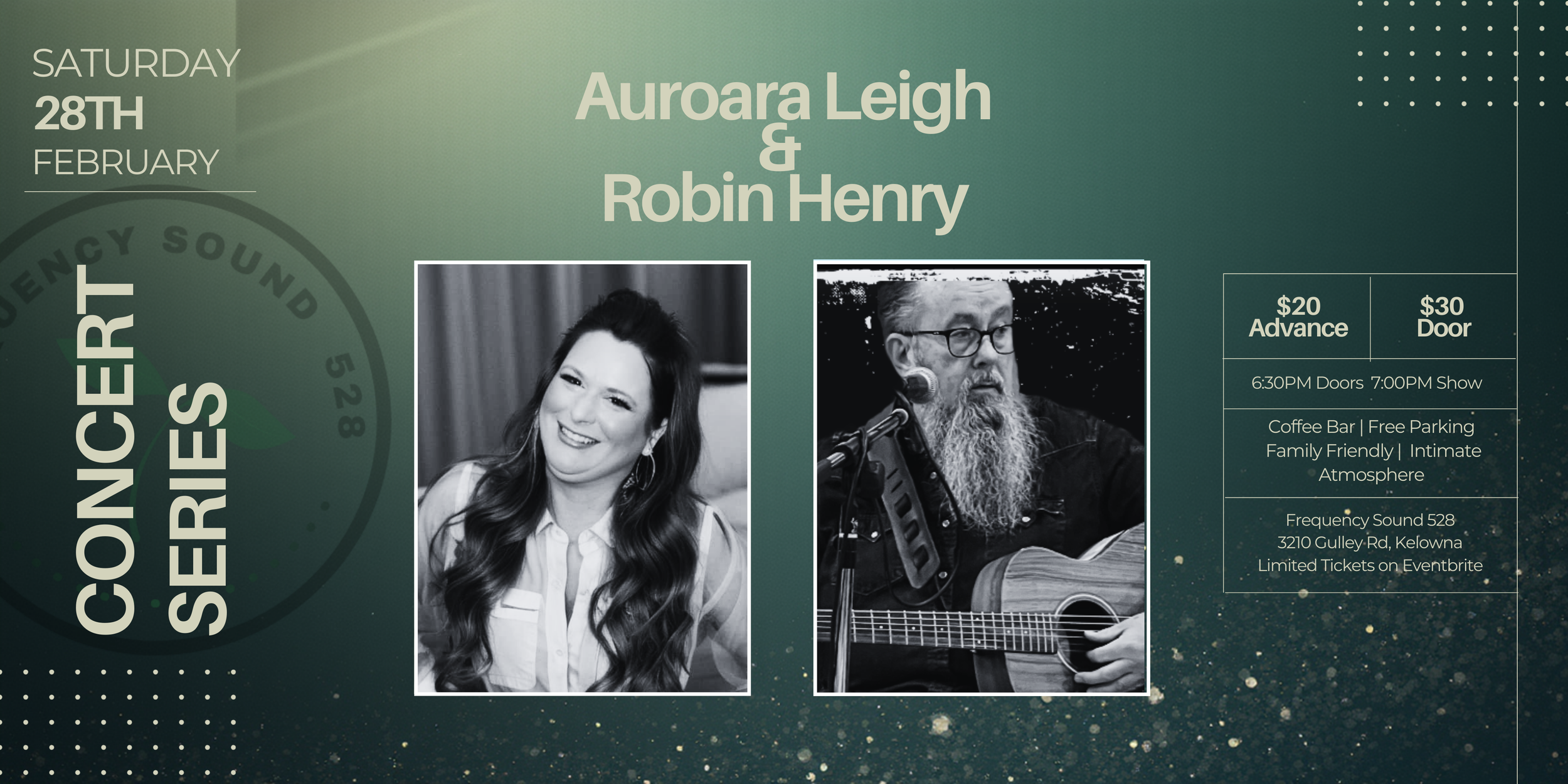CONCERT SERIES: Auroara Leigh & Robin Henry