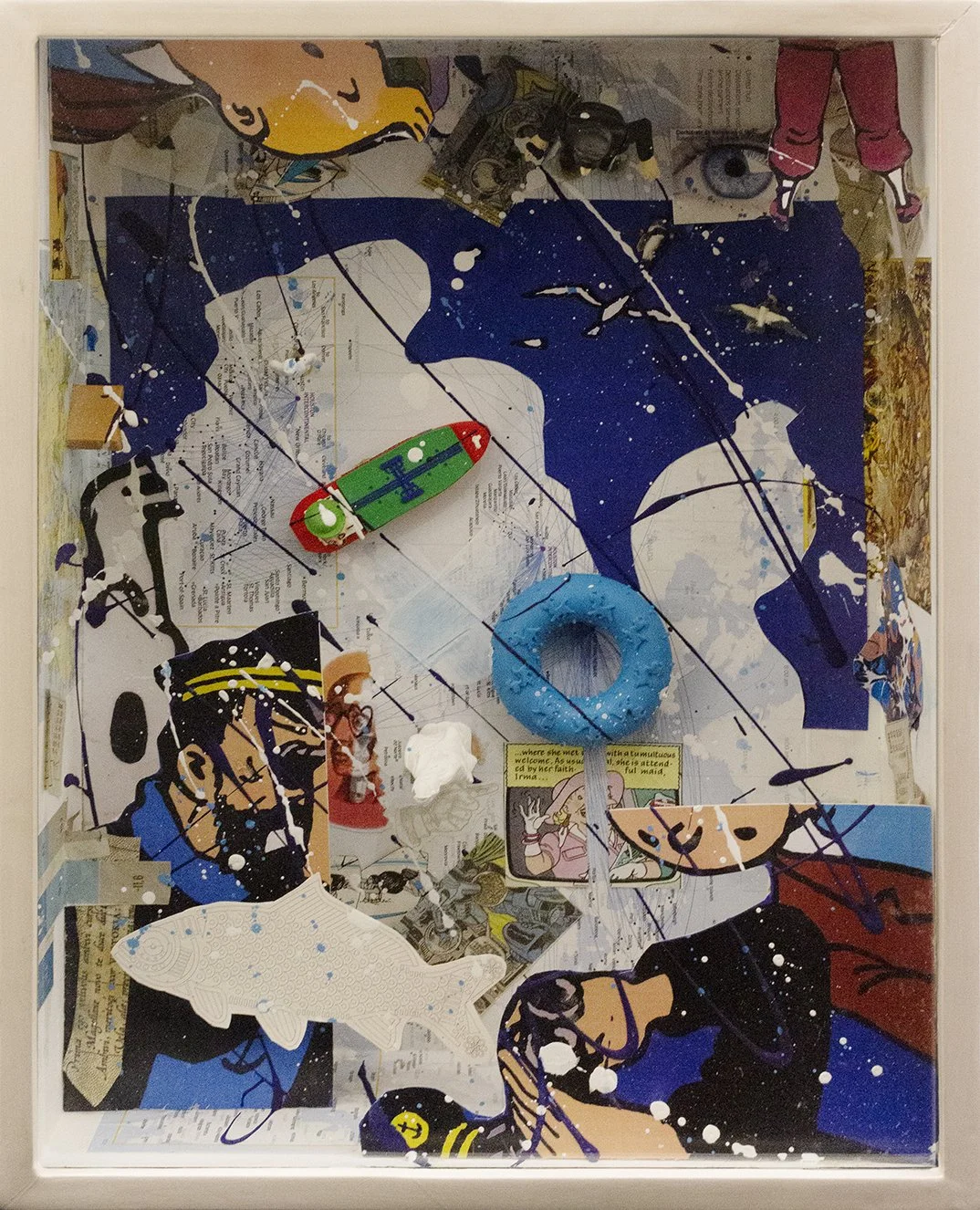 Gustavo Sorzano
Serie Partituras Mentales "LAS PESADILLAS DE HADDOCK"
Ensamblajes Homenaje a Hergé y Joseph Cornell
Edición: Cajas # 20-31
Medidas: 33 x 43 x 10 cm
2019 – 2022