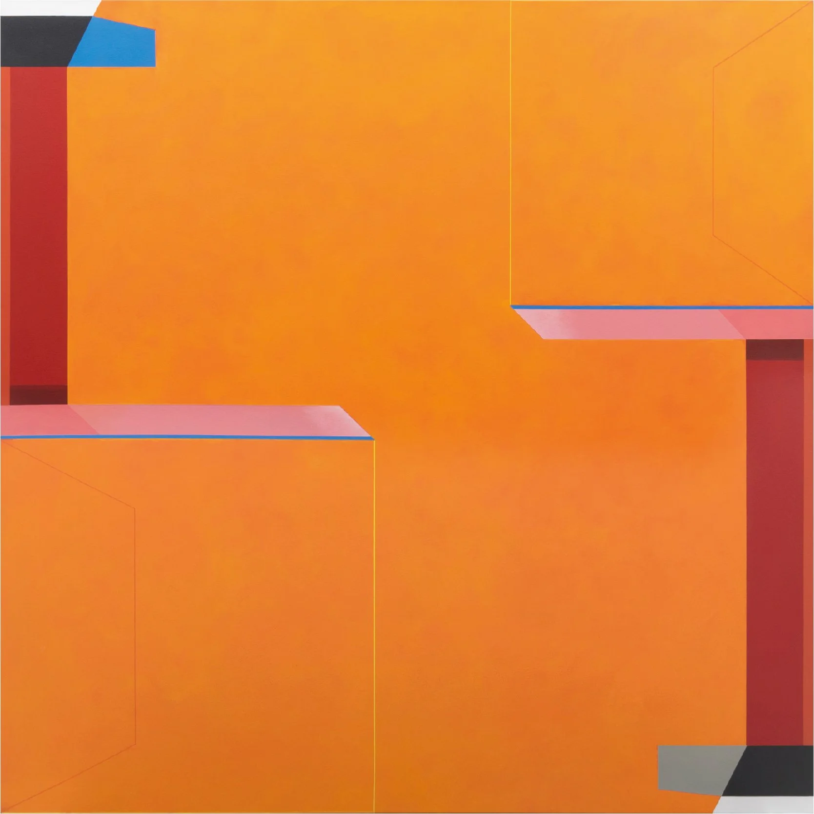 De la serie “Vacíos”,
2018,
Acrílico sobre lienzo,
155 x 155 cm