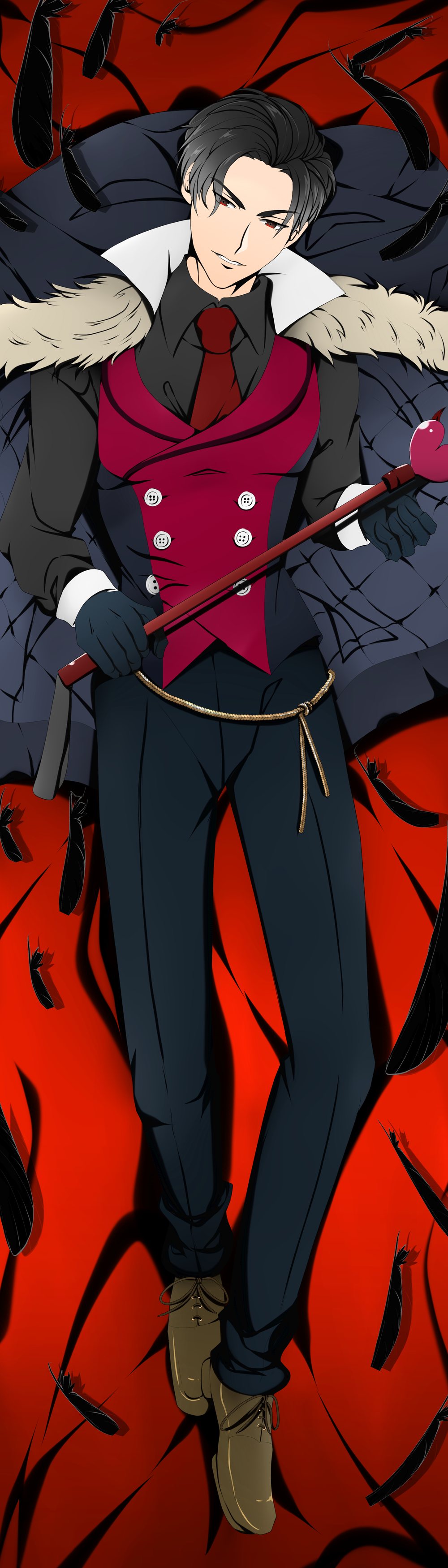 PREORDER]Obey Me: Lucifer Body Pillowcase — Ototobo