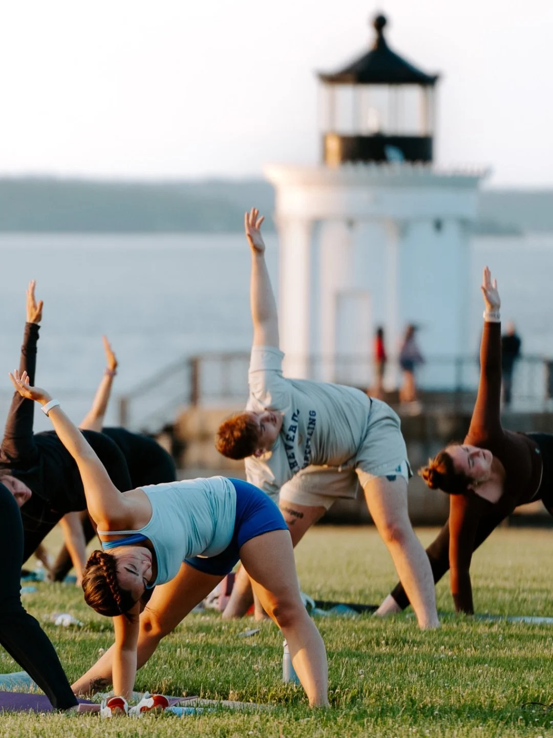 Your summer yoga schedule just got even better ☀️🧘&zwj;♀️

✨ SoPo NEW CLASS
Mondays at 7:30AM &mdash; Barre-Style Mat Conditioning with Stephen
Starting June 22

✨ West Falmouth NEW CLASS
Thursdays at 6PM &mdash; Stretch + Mobility with Nate
Startin