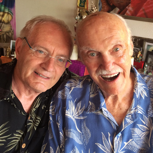 RamDev and Ram Dass in Maui, 2009