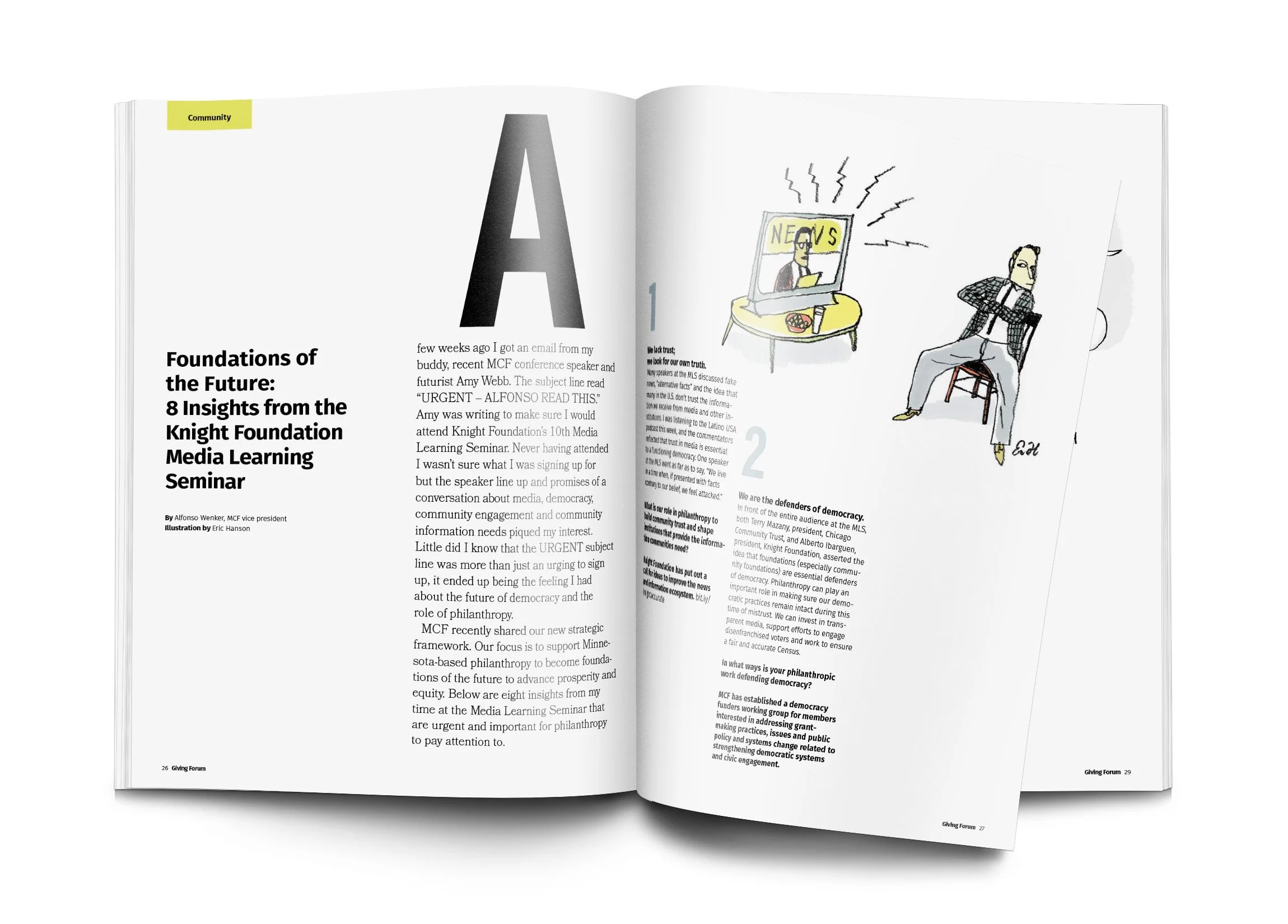 Giving Forum V39, Spring, Community Department