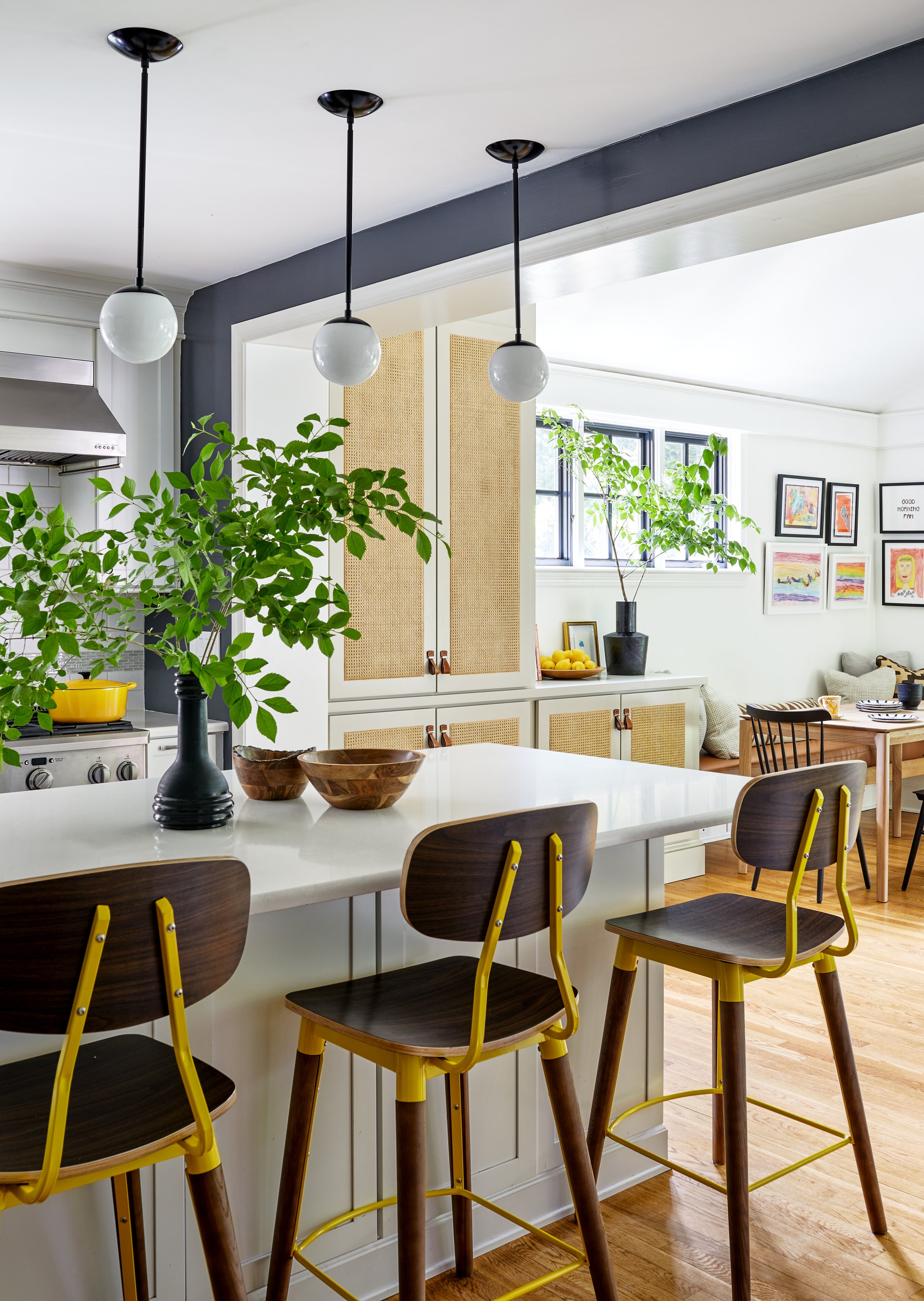 A bright and airy kitchen designed by Zoe Feldman. Photographs by Stacy Zarin Goldberg