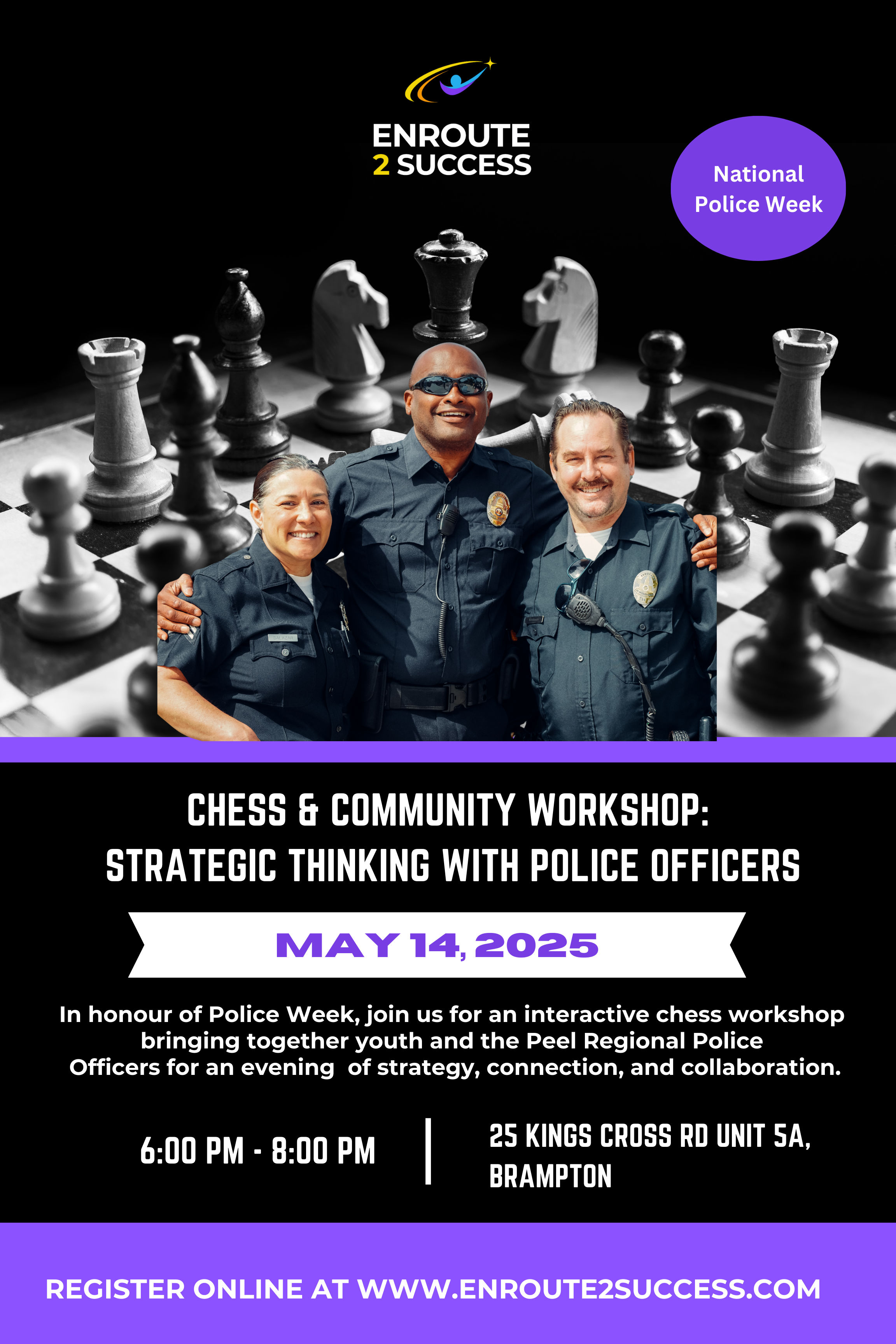 Chess & Community: Strategic Thinking with Police Officers