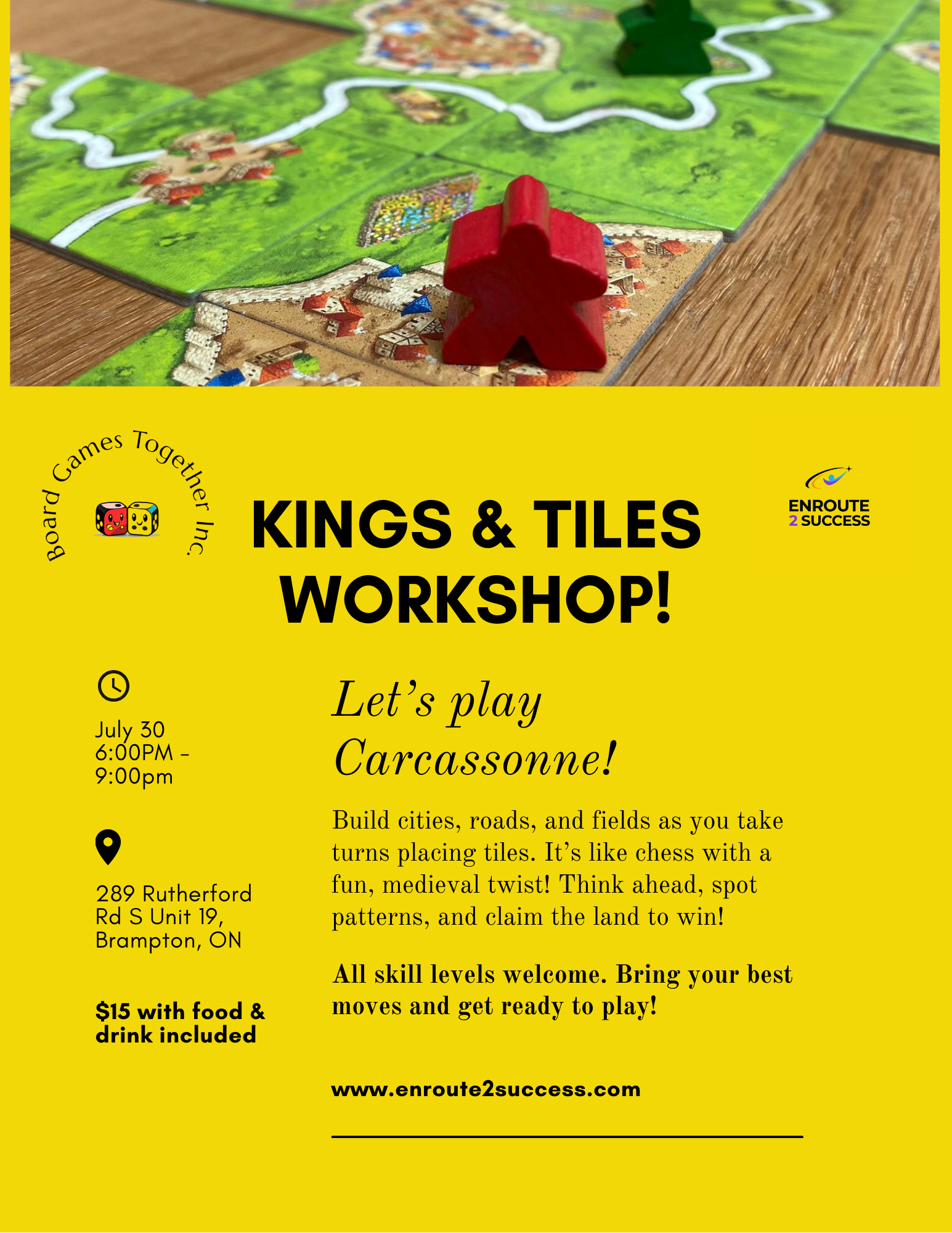 Kings & Tiles Workshop!