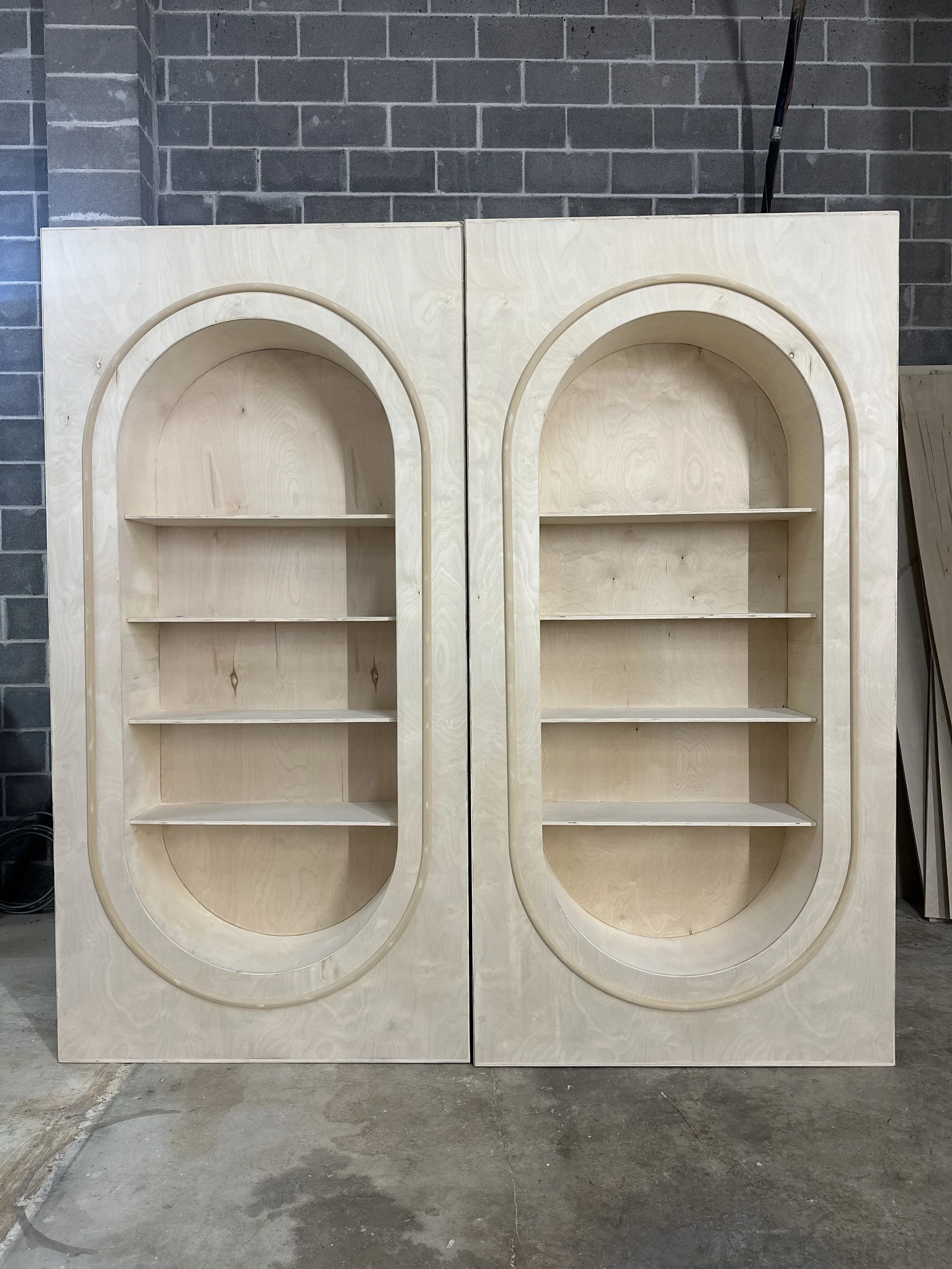 3D Arch Wall Shelves