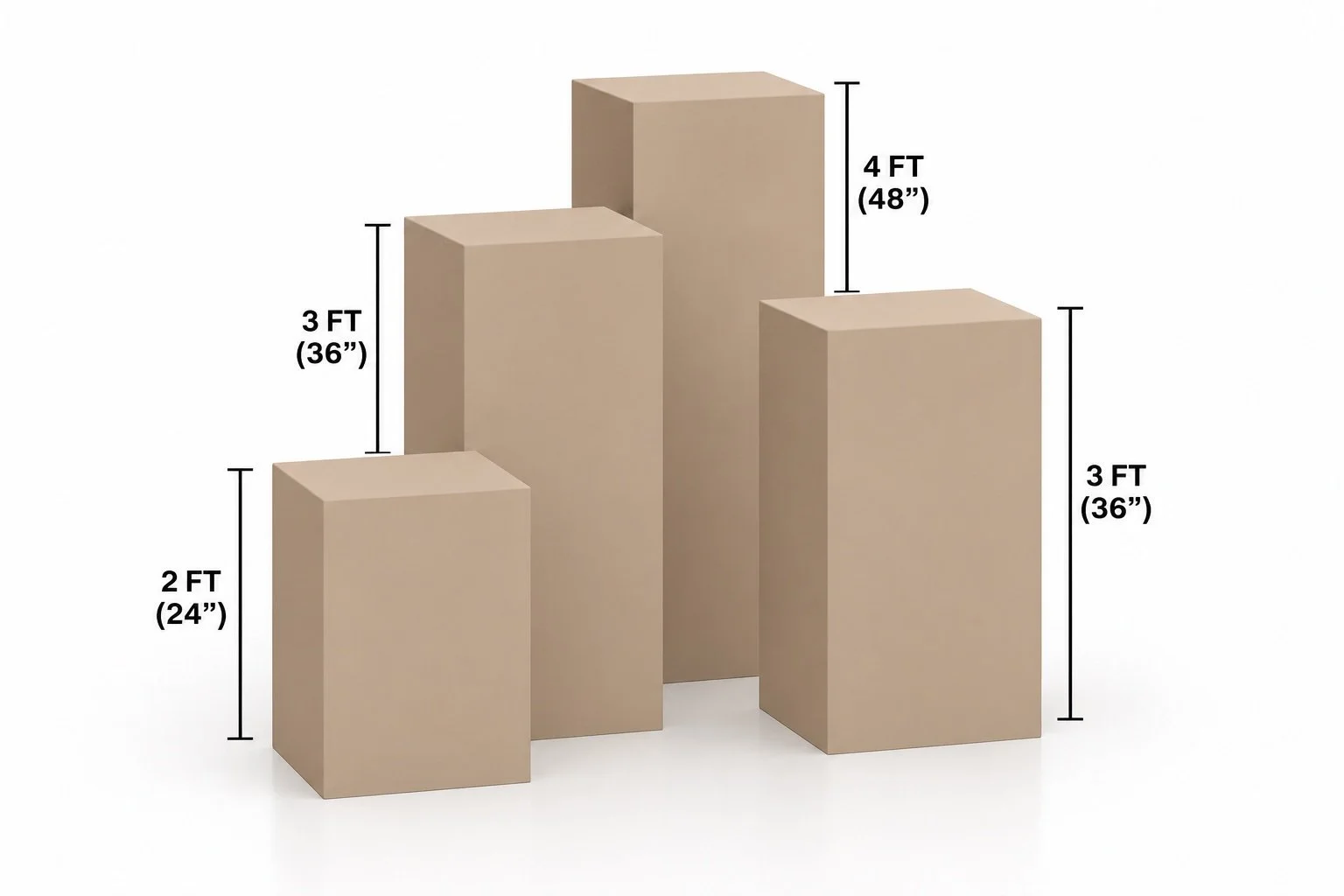 Square Plinths - Full Set